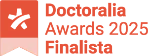 Sello de finalista en los premios Doctoralia Awards